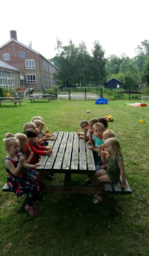 Kinderen aan de tafel - Kids First COP groep