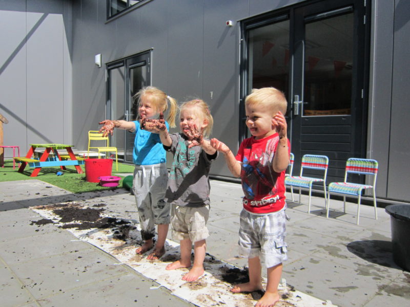 KDV Reitdiephaven Reitdiep Groningen Kids First COP groep op een rij