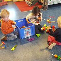 Peuteropvang 't Leeuwtje Kids First COP groep Oosterhoogebrug Groningen binnen spelen
