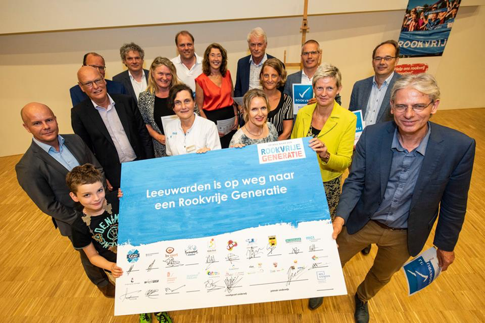 Rookvrije Generatie - ondertekening Leeuwarden 31 mei 2018