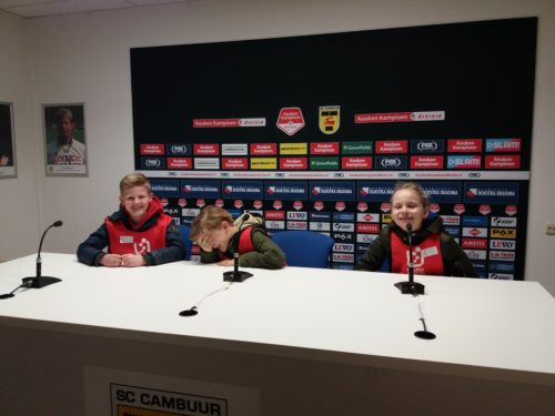 SC Cambuur stadiontour BSO Kids First COP groep Friesland - Leeuwarden