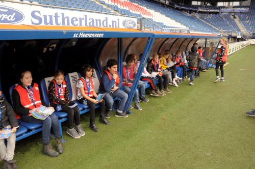 Stadionbezoek SC Heerenveen 2 - BSO Kids First COP groep