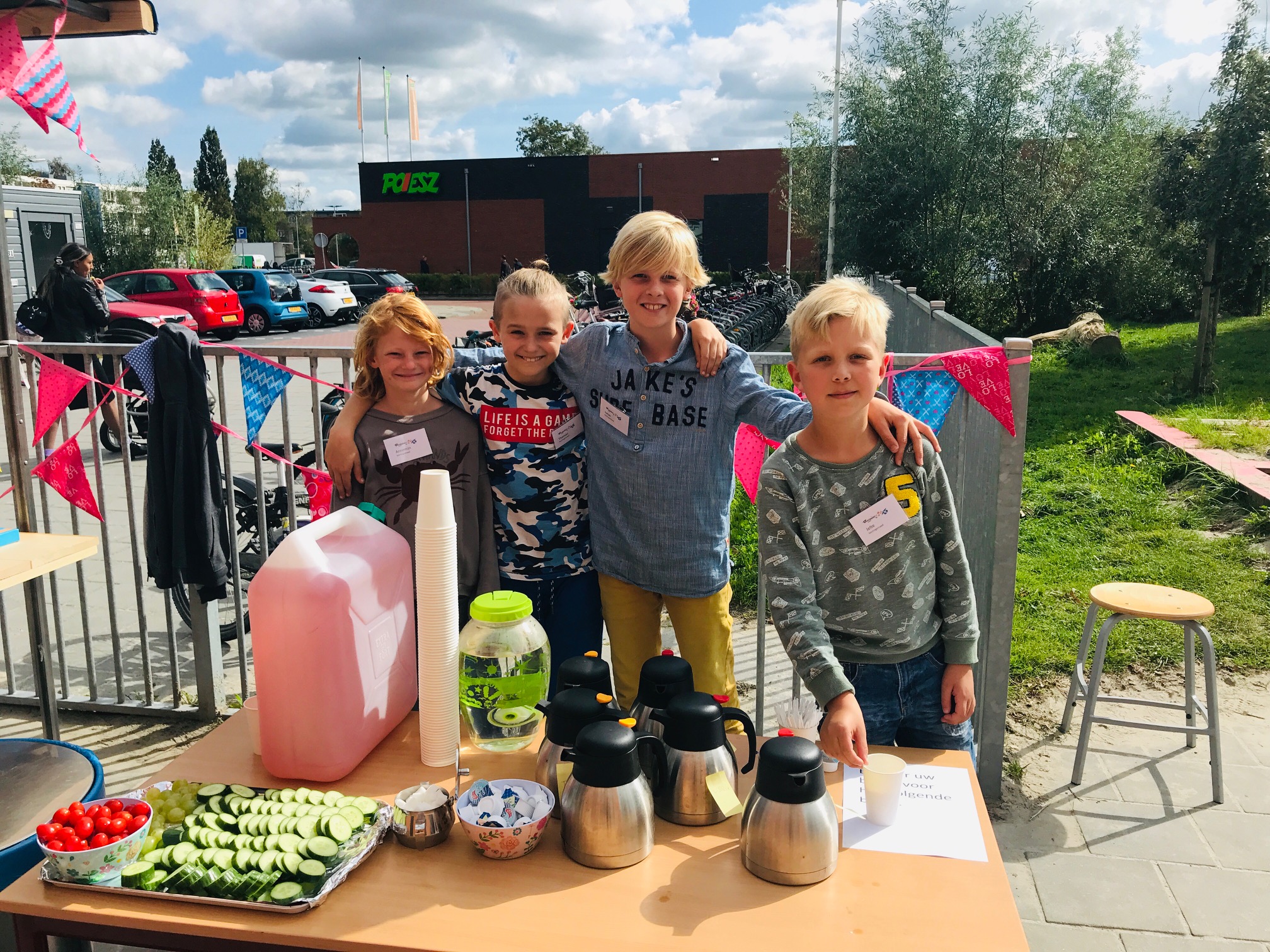 Duurzame markt Sneek - BSO Kids First COP groep Friesland